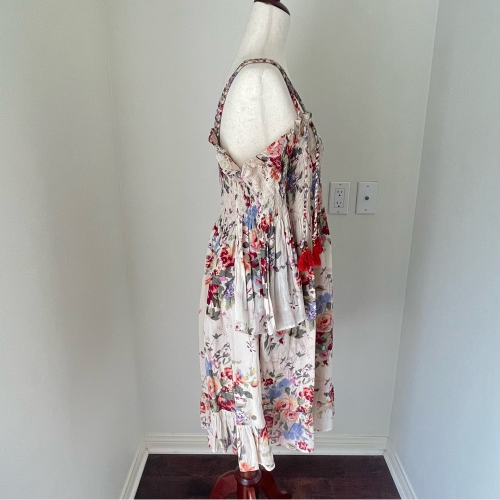 Floral Off-Shoulder Dress - Multicolor - Picture 3 of 5